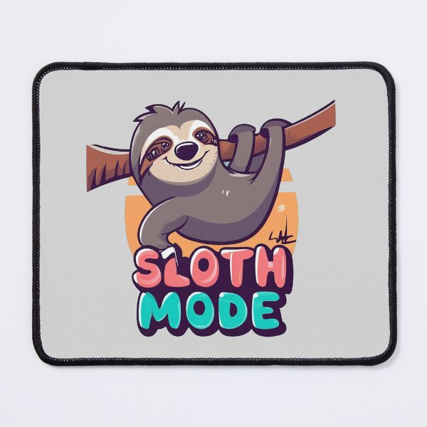 Item preview, Sloth Mode funny Sloth Sleeping designed and sold by Verycutethings.