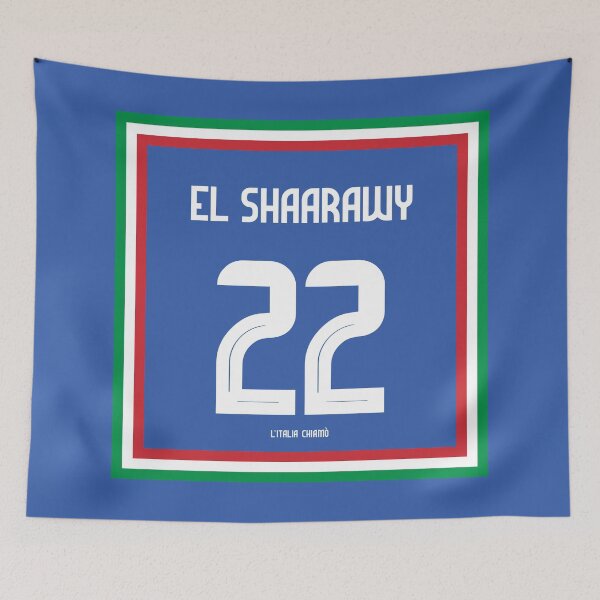 Item preview, El Shaarawy - Italy 2024 designed and sold by On Target Sports.