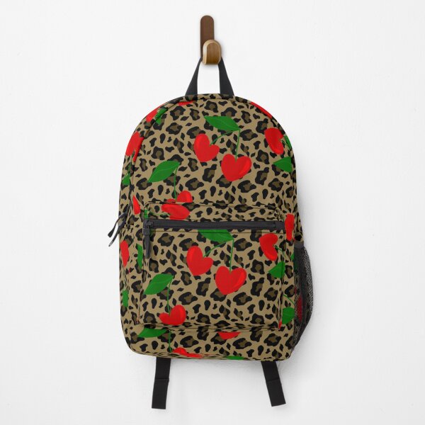Item preview, heart shape cherry leopard rockabilly designed and sold by Gossip Rag.