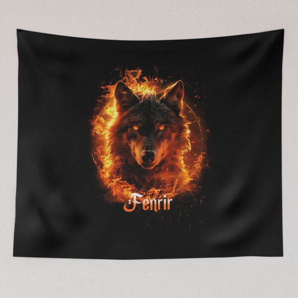 Item preview, Fenrir T-Shirt (Black) designed and sold by Eternal Kingdom Store.