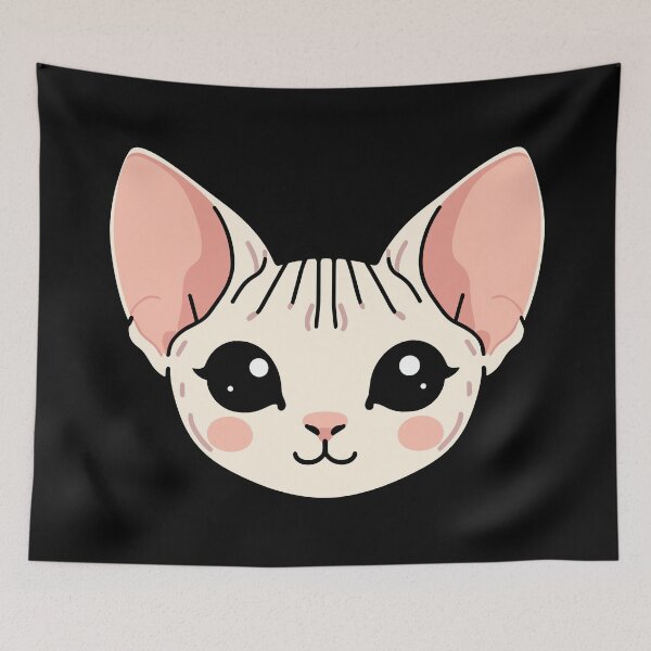 Item preview, Cute Canadian Sphynx Cat designed and sold by BluRockDesigns.