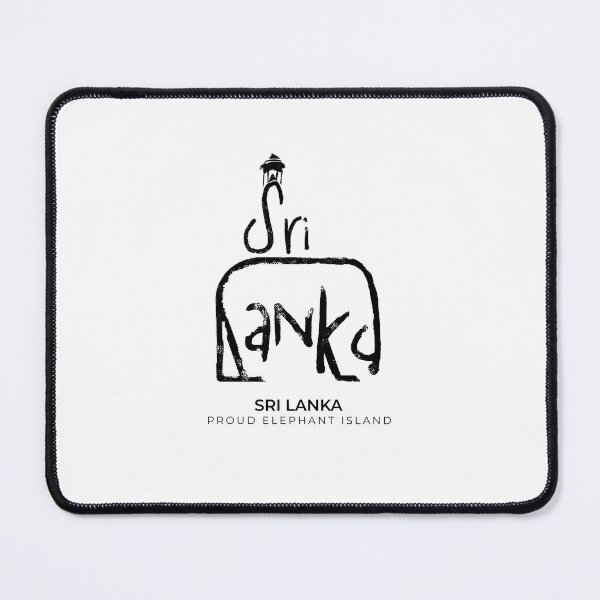 Item preview, sri lanka  elephant freehand text designed and sold by iSeek.
