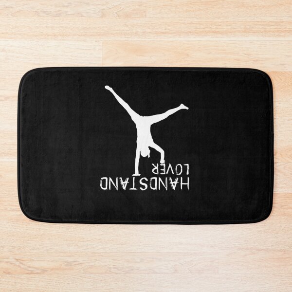 Item preview, HANDSTAND LOVER Upside Down Text Yoga Calisthenics Gymnastics Gym designed and sold by NoMoreColor.