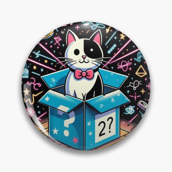 Item preview, Schrödinger's cute cat designed and sold by AlisArte.