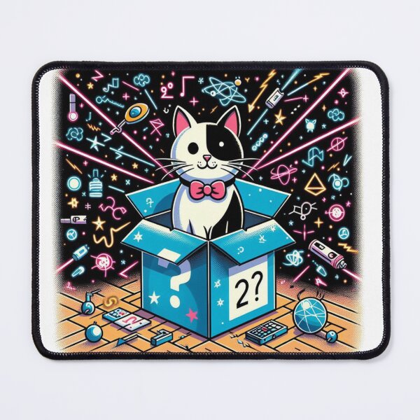 Item preview, Schrödinger's cute cat designed and sold by AlisArte.