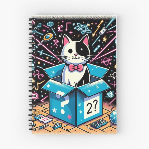 Item preview, Schrödinger's cute cat designed and sold by AlisArte.