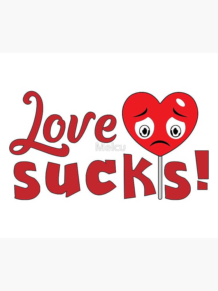 Thumbnail 3 of 3, Tapestry, Love sucks! designed and sold by Melcu.
