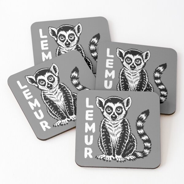 Item preview, Madagascar Lemur Illustration designed and sold by JesterKrewArt.