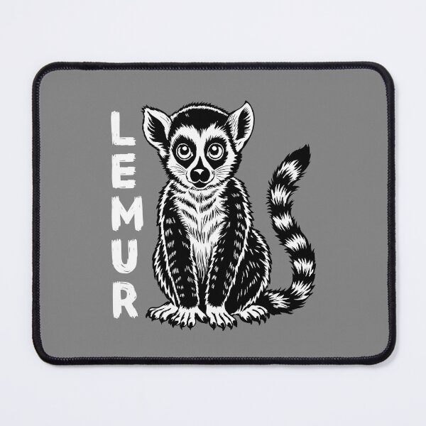 Item preview, Madagascar Lemur Illustration designed and sold by JesterKrewArt.