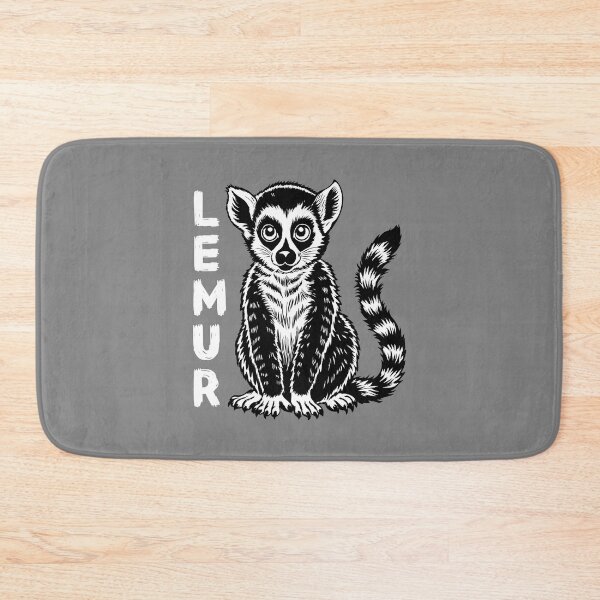 Item preview, Madagascar Lemur Illustration designed and sold by JesterKrewArt.