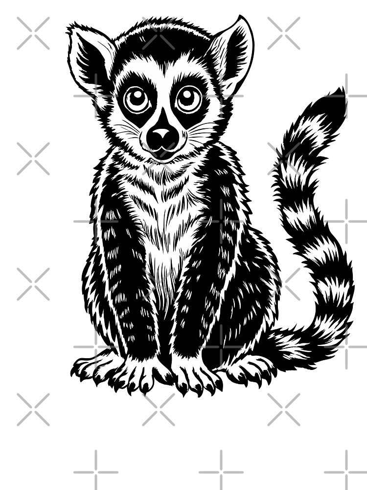 Just A Girl Who Loves Lemurs Madagascar Flag Colors Gift T-Shirt