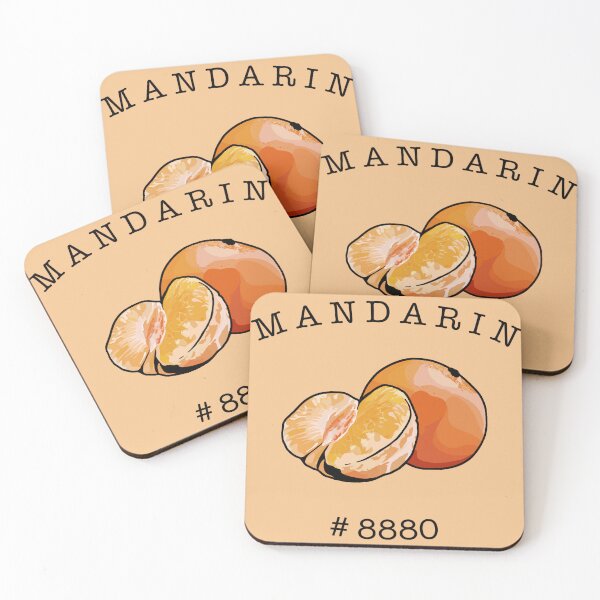 Item preview, Mandarin Orange Fruit Sticker designed and sold by Erin Stenson.