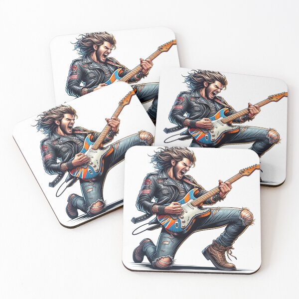 Item preview, Guitarrista Rockeandola designed and sold by JPdesignPunk.