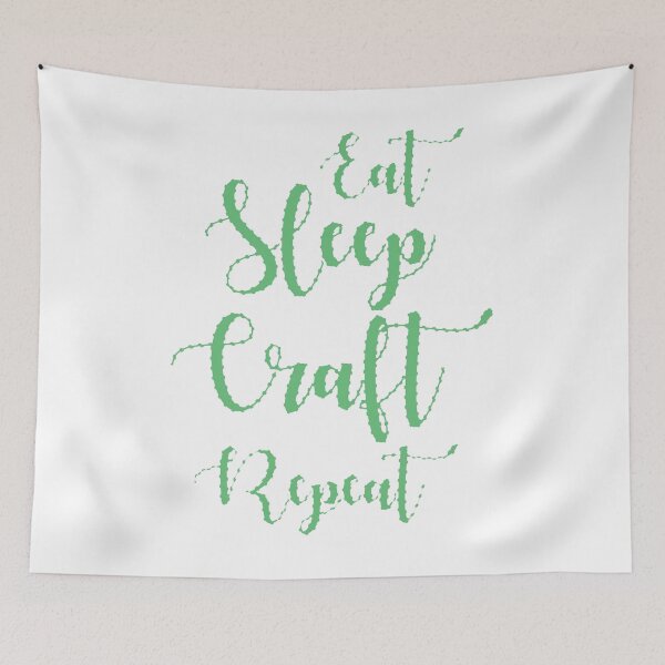Item preview, Eat Sleep Craft Repeat designed and sold by rused.