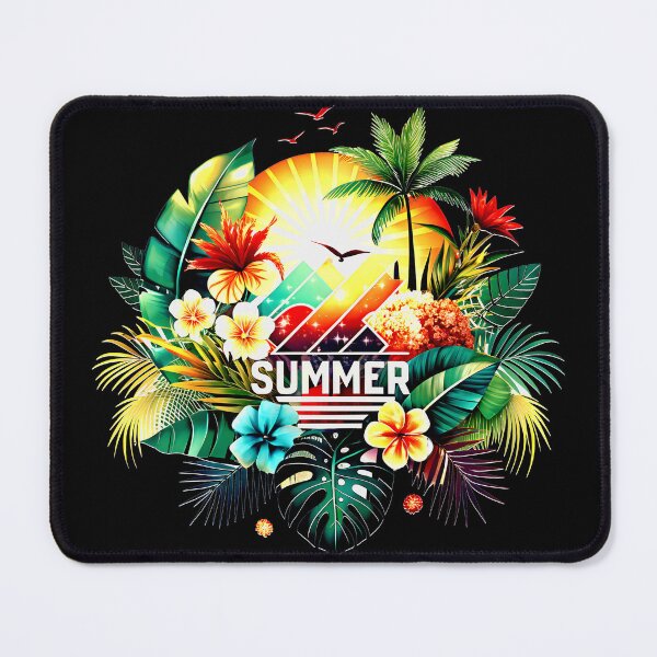 Item preview, Colorful Vintage Summer Beach Vacation Design designed and sold by VikArtStudio.