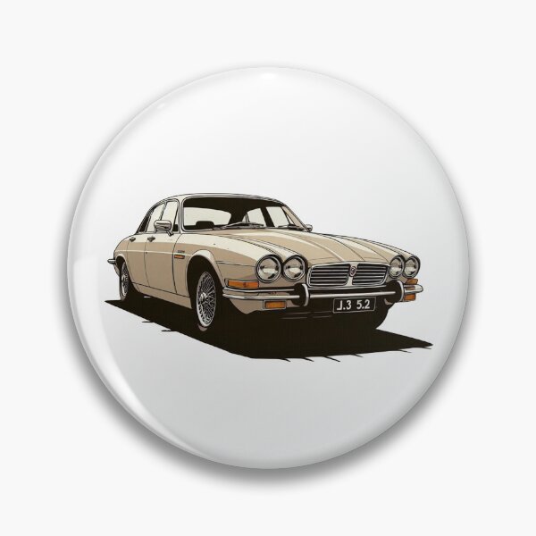 Item preview, Elegant Jaguar XJ12 5.3 Series II Illustration - Perfect Redbubble Pick designed and sold by MiszungART.