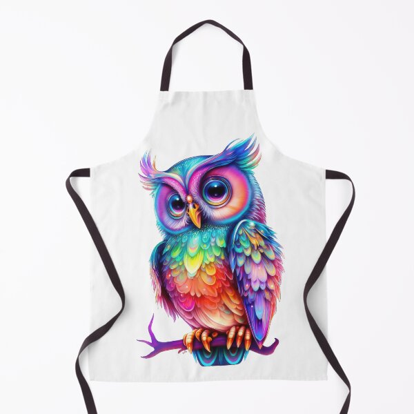 Item preview, Cute Rainbow Hedwig Owl designed and sold by thetripsitter.