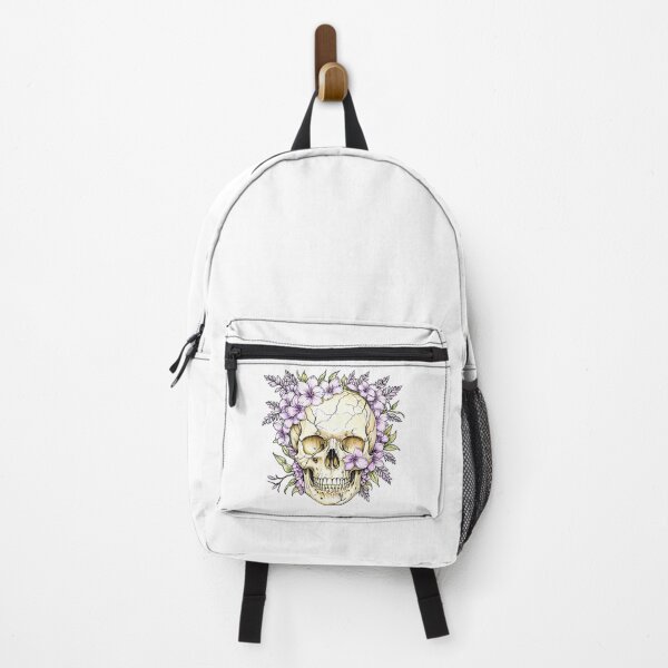 Item preview, Floral Skull - Lavender - Pencil Art designed and sold by GOODWORX.