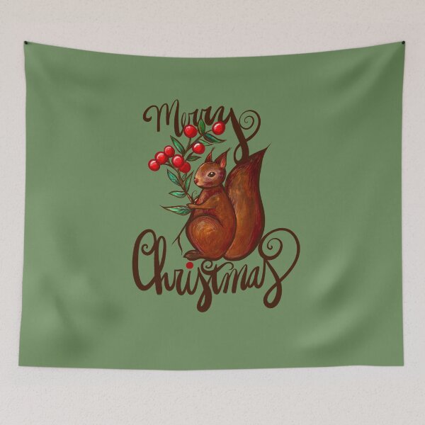 Item preview, Christmas Squirrel designed and sold by FrictionMaxxing.
