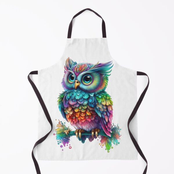 Item preview, Cute Rainbow Hedwig Owl designed and sold by thetripsitter.