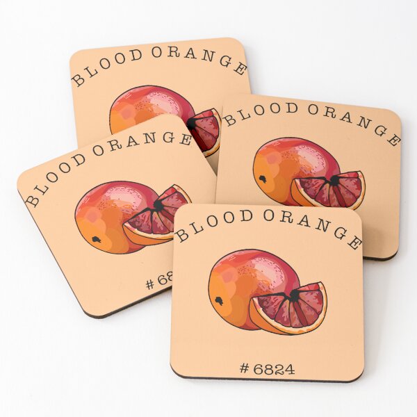 Item preview, Blood Orange Fruit Sticker designed and sold by Erin Stenson.