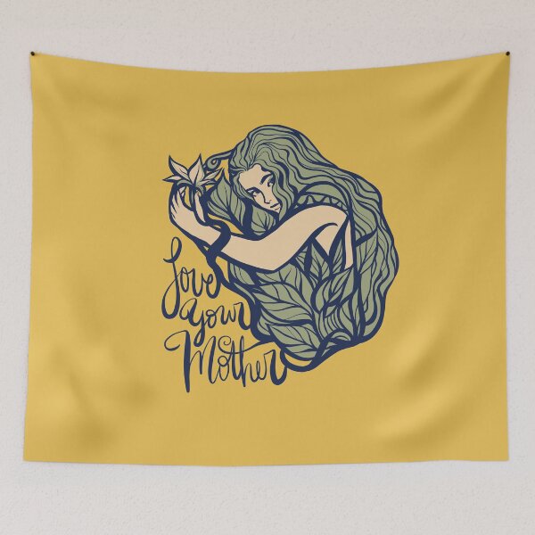 Item preview, Love your mother earth goddess designed and sold by FrictionMaxxing.