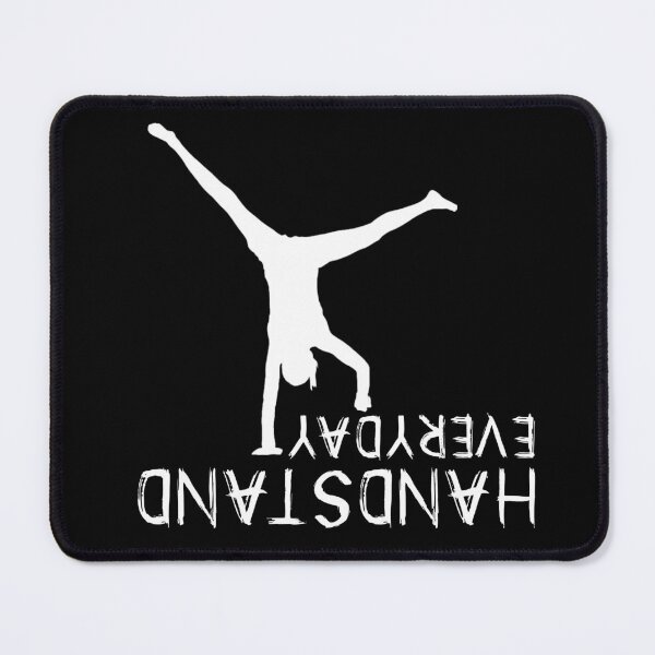 Item preview, HANDSTAND EVERYDAY Upside Down Text Yoga Calisthenics Gymnastics Gym designed and sold by NoMoreColor.
