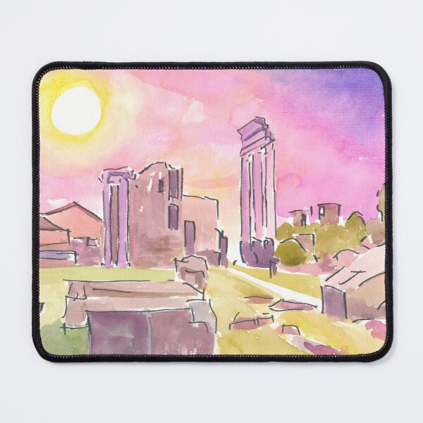 Item preview, The Forum Romanum at Dusk in Rome Lazio Italy designed and sold by artshop77.