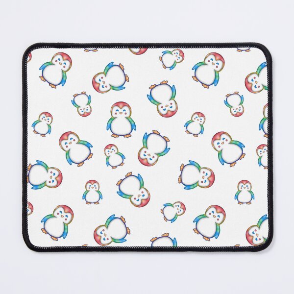 Item preview, Rainbow Penguins - White designed and sold by HB Loves Crafts.