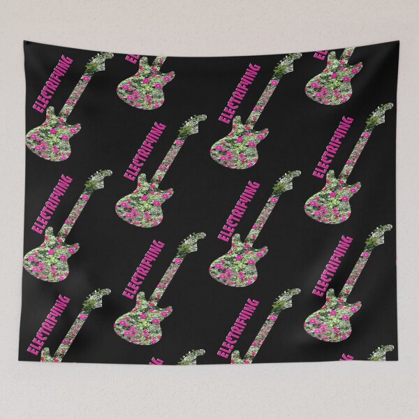 Item preview, Electrifying Flowered Electric Guitar designed and sold by kristalcurt.
