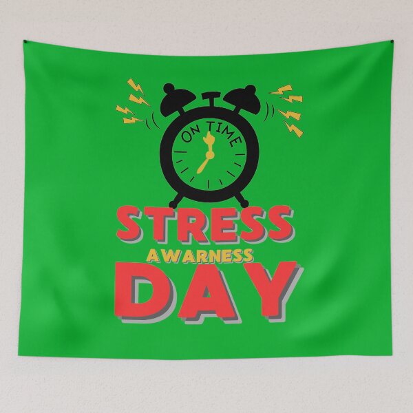 Item preview, National Stress Awareness Day-STRESS AWARNESS DAY designed and sold by Wroneczka.
