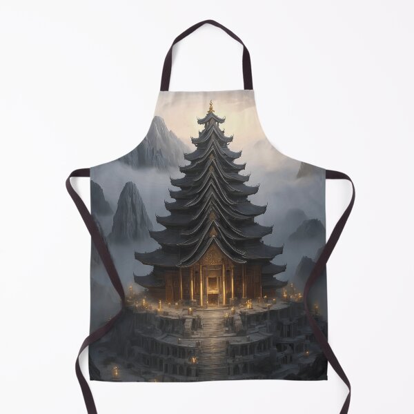 Item preview, Tuna Temple In The Cloudy Mountains designed and sold by TownVibrant.
