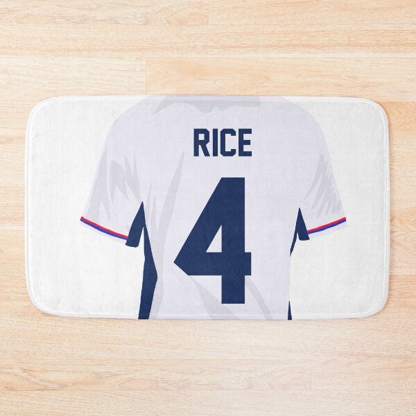Item preview, Declan Rice England Number 4 Central Defensive Midfielder designed and sold by GrizzlyCollective.