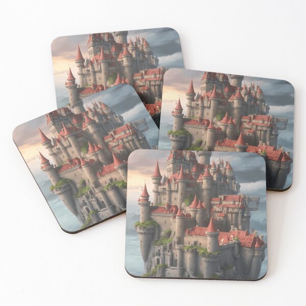 Artikelvorschau, Tuna Castle unter dem bewölkten Himmel entworfen und verkauft von TownVibrant.