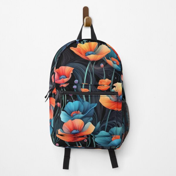 Item preview, Vivid poppys on black designed and sold by Magixa.