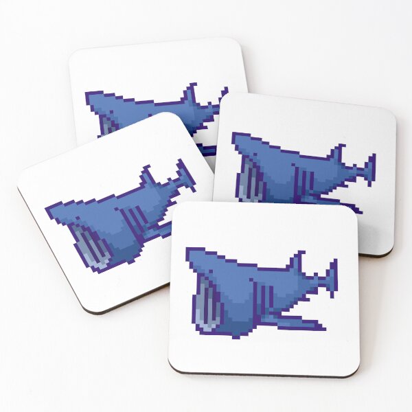 Item preview, Pixel Basking Shark designed and sold by ColourMinx.