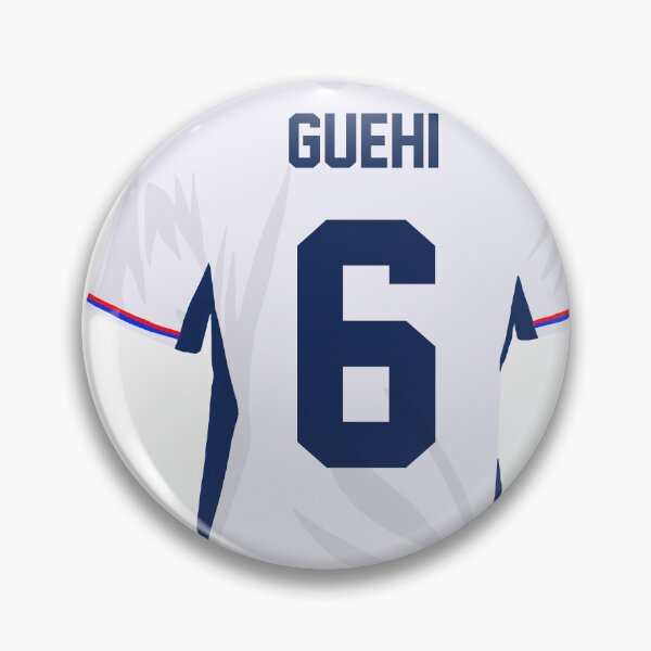 Item preview, Marc Guehi England Number 6 Centre-Back for Crystal Palace designed and sold by GrizzlyCollective.