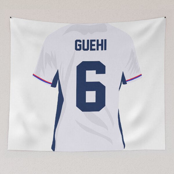 Item preview, Marc Guehi England Number 6 Centre-Back for Crystal Palace designed and sold by GrizzlyCollective.