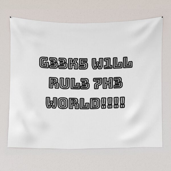 Item preview, Geeks will Rule the World designed and sold by NinaHeels.