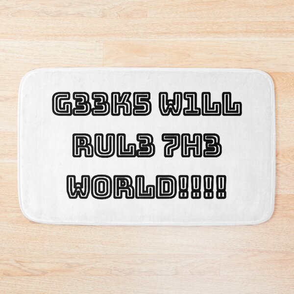 Item preview, Geeks will Rule the World designed and sold by NinaHeels.