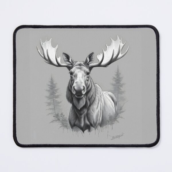 Item preview, Moose in Pencil designed and sold by WildlifeInc.