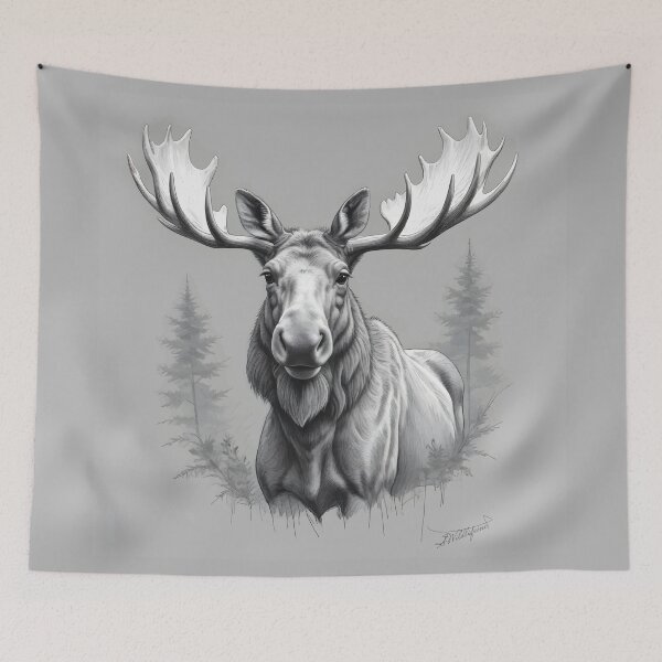 Item preview, Moose in Pencil designed and sold by WildlifeInc.