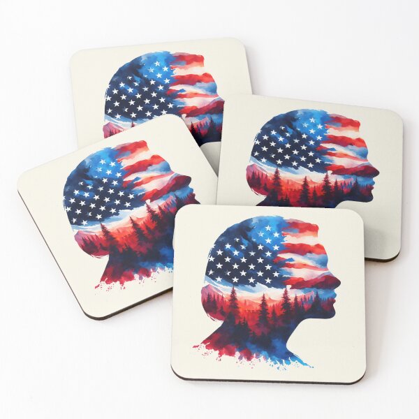 Item preview, Patriotic Profile designed and sold by Delemore Art.