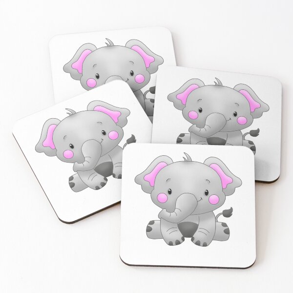 Item preview, Baby elephant designed and sold by Kolorowekreski.