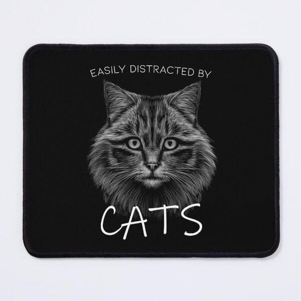 Item preview, Easily Distracted By Cats designed and sold by GOODWORX.
