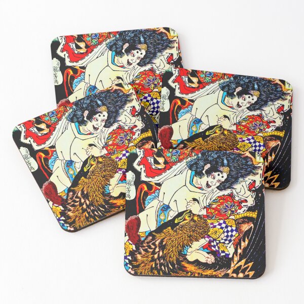 Item preview, Kami vs Great Eagle Ukiyo designed and sold by Daruma786.