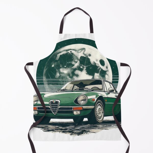 Item preview, Vintage 1986 Alfa Romeo Spider Quadrifoglio Verde Artwork - Classic Car Collectible designed and sold by MiszungART.