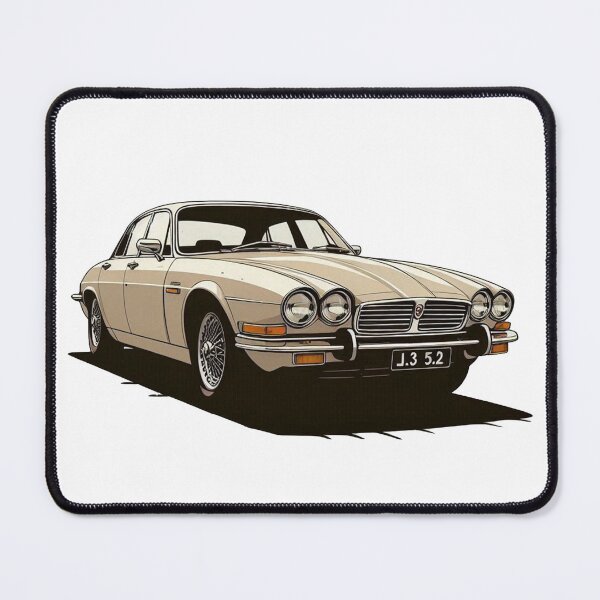 Item preview, Elegant Jaguar XJ12 5.3 Series II Illustration - Perfect Redbubble Pick designed and sold by MiszungART.