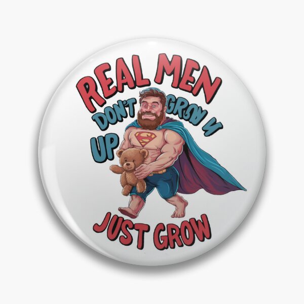 Item preview, Funny graffiti "Real men don't grow up, they just grow" designed and sold by BestBest2023.