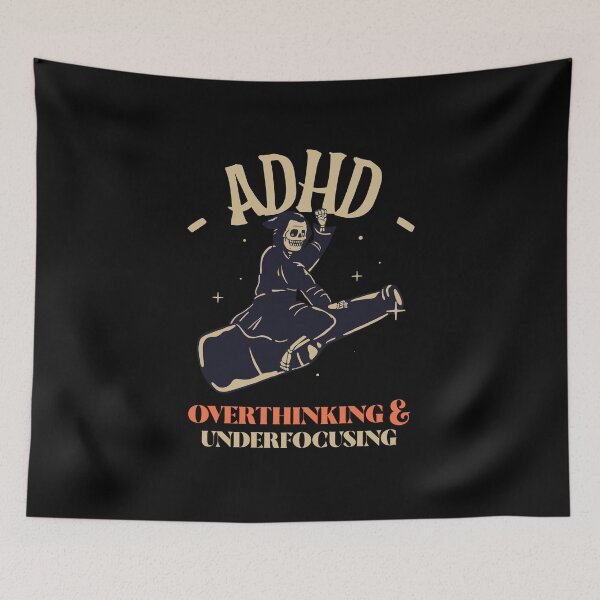 Item preview, ADHD - Overthinking designed and sold by DesignsbyDugar.
